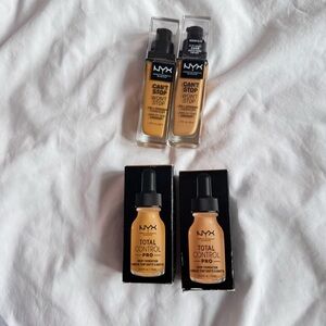 NYX Can't Stop Won't Stop and Total Control Pro Foundation - Tan